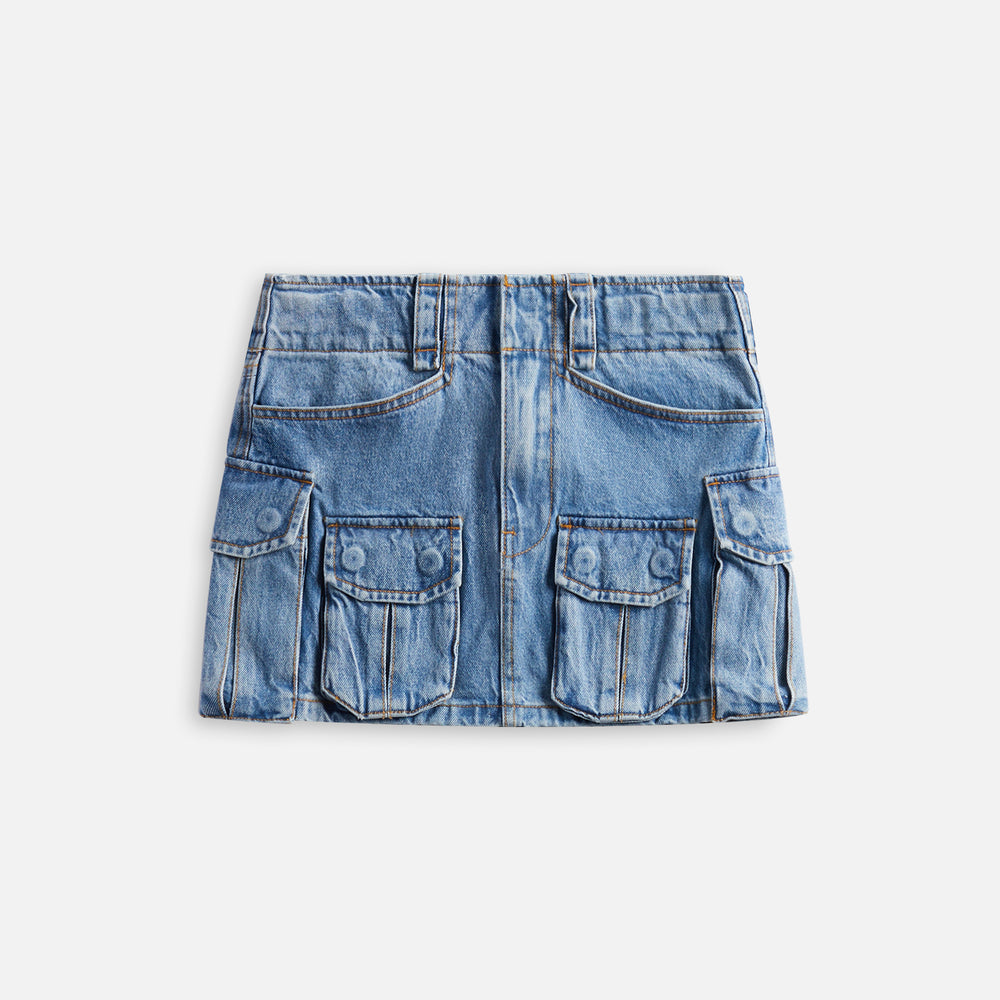 

Юбка T by Alexander Wang Cargo Pocket Skirt, цвет Vintage Light Indigo