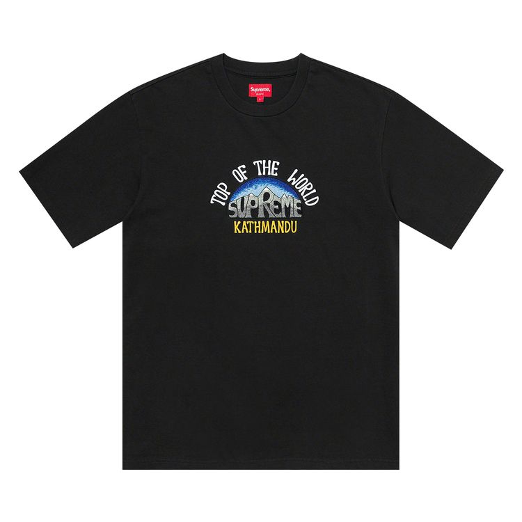 

Топ Supreme Top Of The World Short-Sleeve Top Black, черный