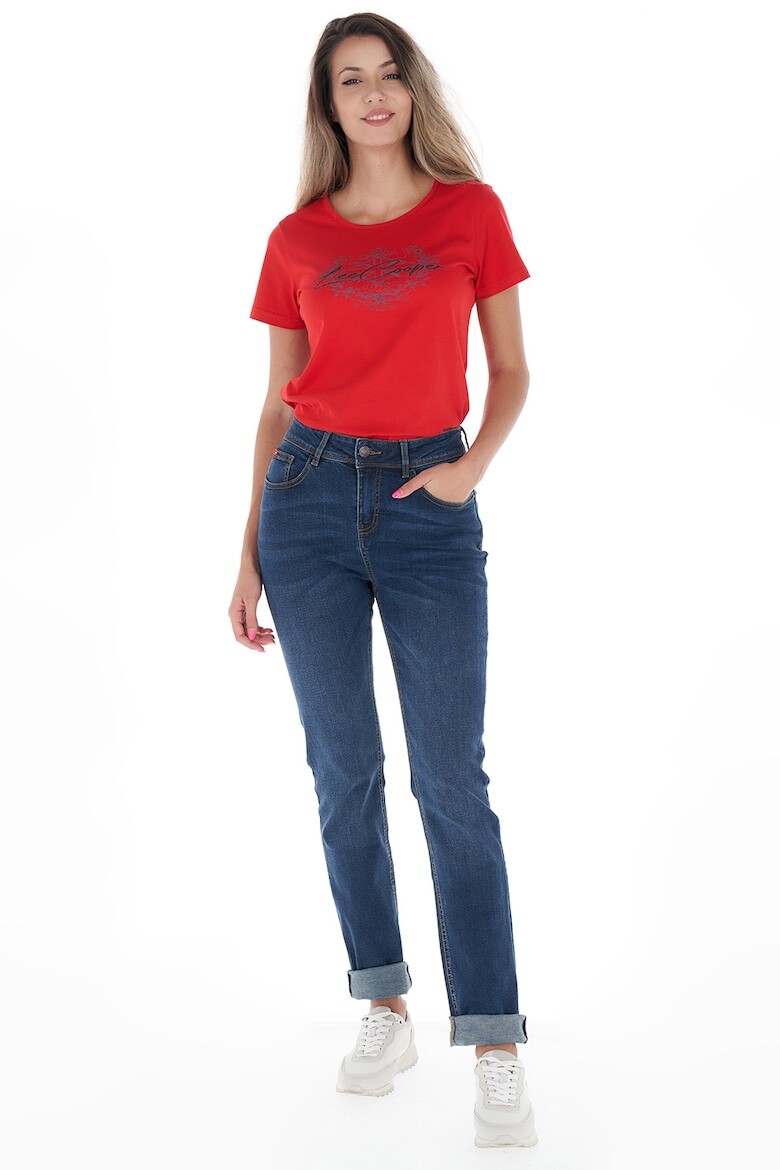 

Прямые джинсы с потертым эффектом Lee Cooper, синий