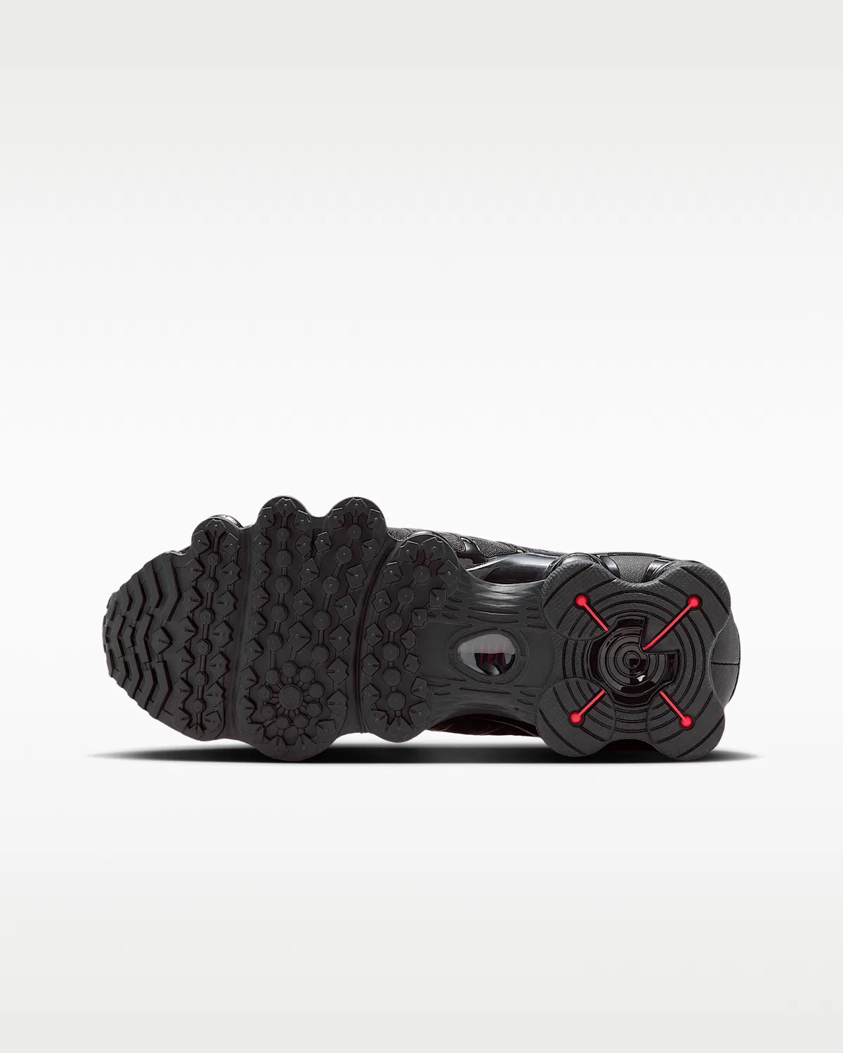 Детские кроссовки Nike Shox TL, Black/Metallic Hematite/Max Orange/Black — фото 2