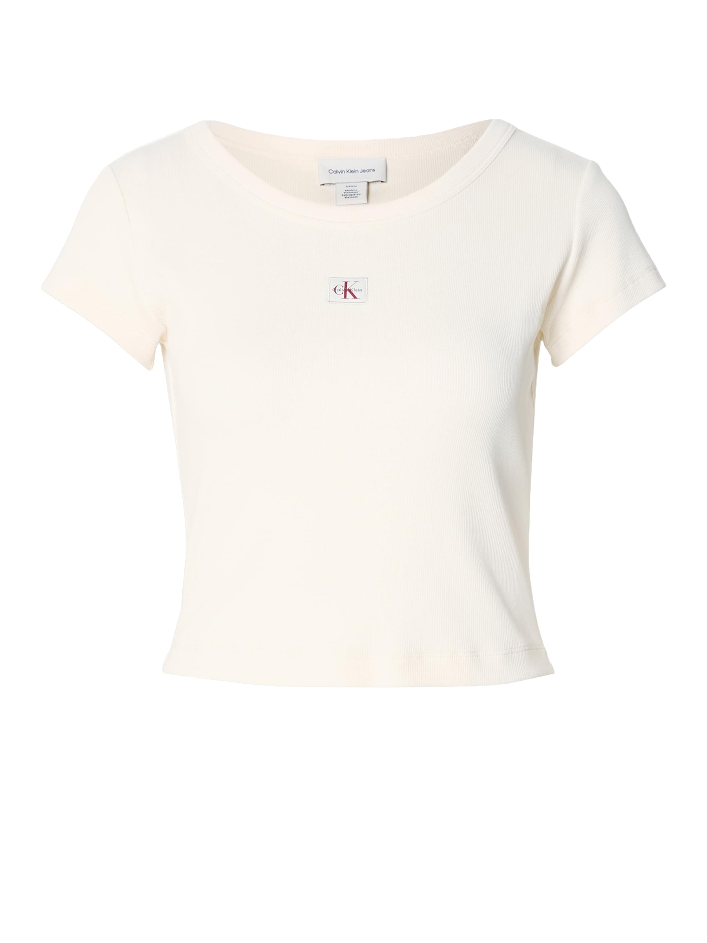 

Calvin Klein Jeans Футболка в цвете Off White, Белый, Calvin Klein Jeans Футболка в цвете Off White