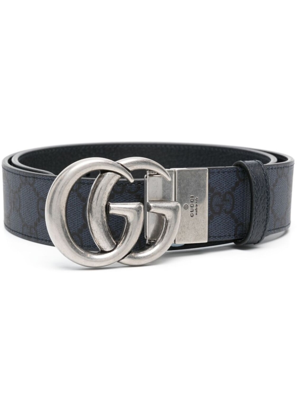 

Gucci двусторонний ремень Marmont с пряжкой Double G, синий