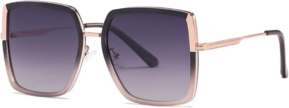 

Женские поляризованные солнцезащитные очки с защитой от УФ-излучения UV400, мужские очки с большой оправой, для вождения, пляжа, вечеринок и путешествий, солнцезащитные очки LANGSER, 5