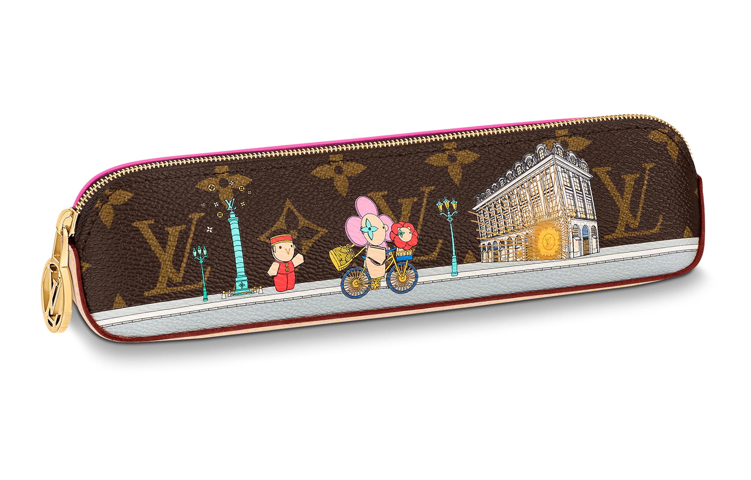 

LOUIS VUITTON Парижский пенал Vivienne Holiday Monogram Canvas/Розовый