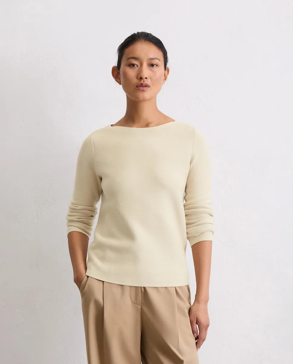 

Женские облегающие толстовки из экологичного хлопка MARC O'POLO, бежевый