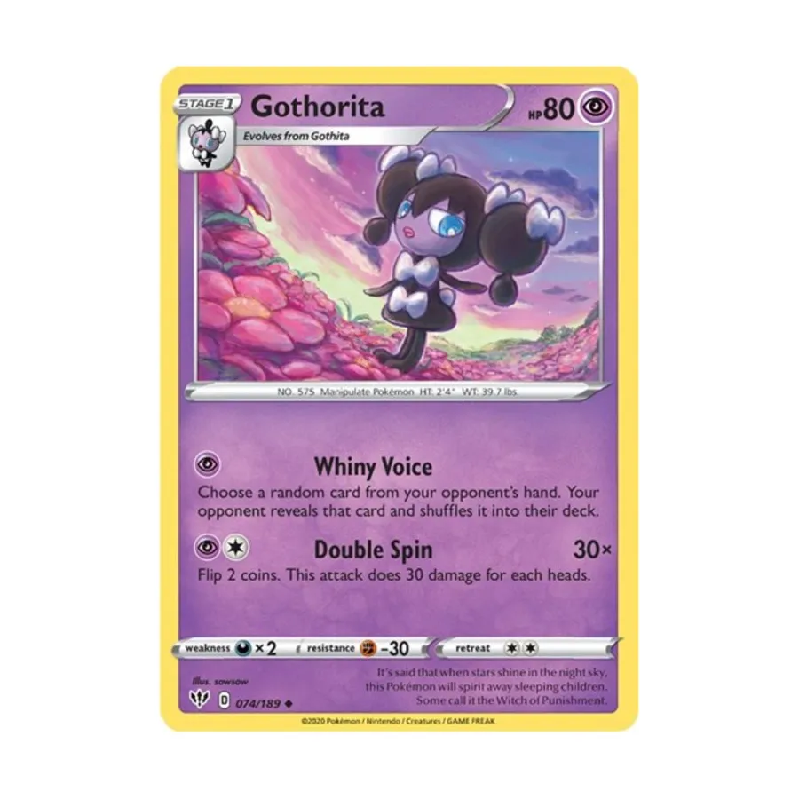 

CCG Готорита (Ю) № 74/189, Pokemon - SWSH03 - Darkness Ablaze - Singles