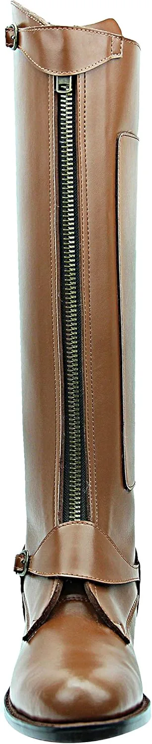 Мужские сапоги для поло Mens Man Invader-2, высокие до колена, из кожи, конные, цвета загара Name ‎Hispar