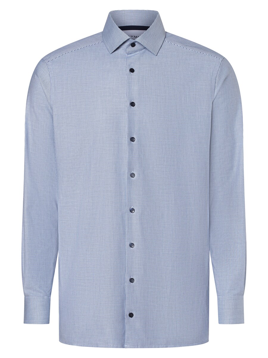 

Рубашка на пуговицах классического кроя OLYMP, цвет Light blue/Dark blue