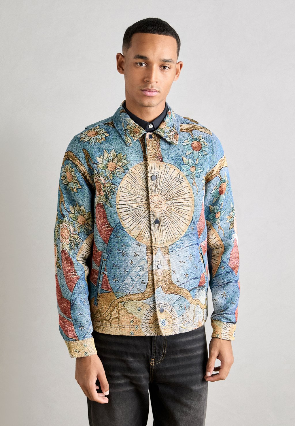 

Летняя куртка EMBASSY OF THE FREE MIND COACH JACKET Scotch & Soda, синий