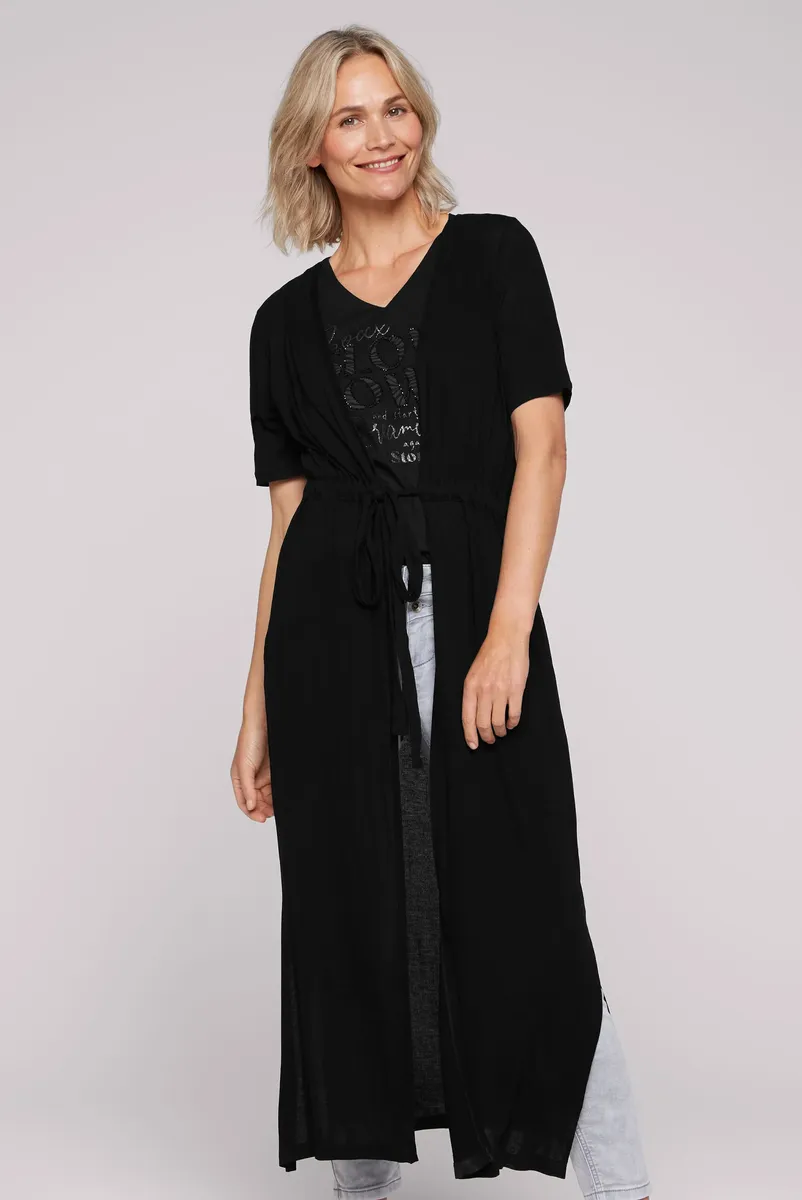 

Кардиган SOCCX с карманами, черный