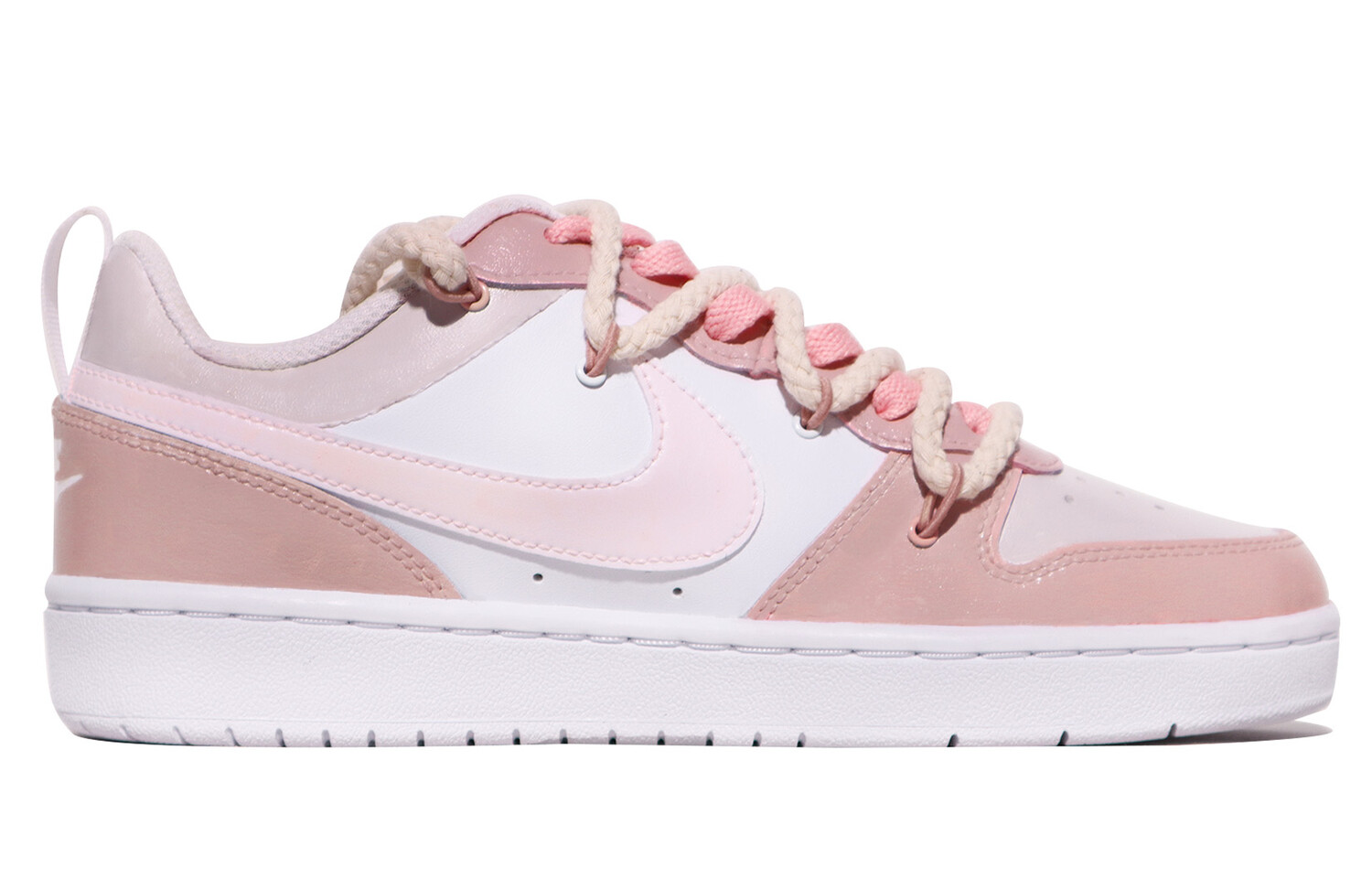 

Кроссовки для скейтбординга Court Borough Series женские, низкие, розовый/белый Nike