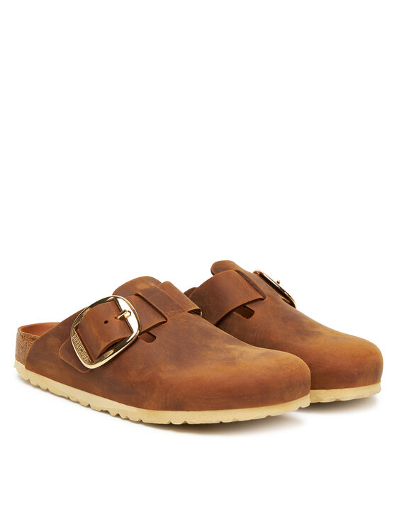 Мюли Boston Big Buckle Hex 1030446 Birkenstock, коричневый — фото 2