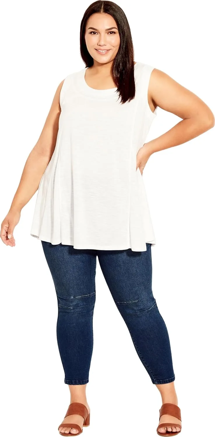 

Женские джинсы Avenue укороченные на пуговицах