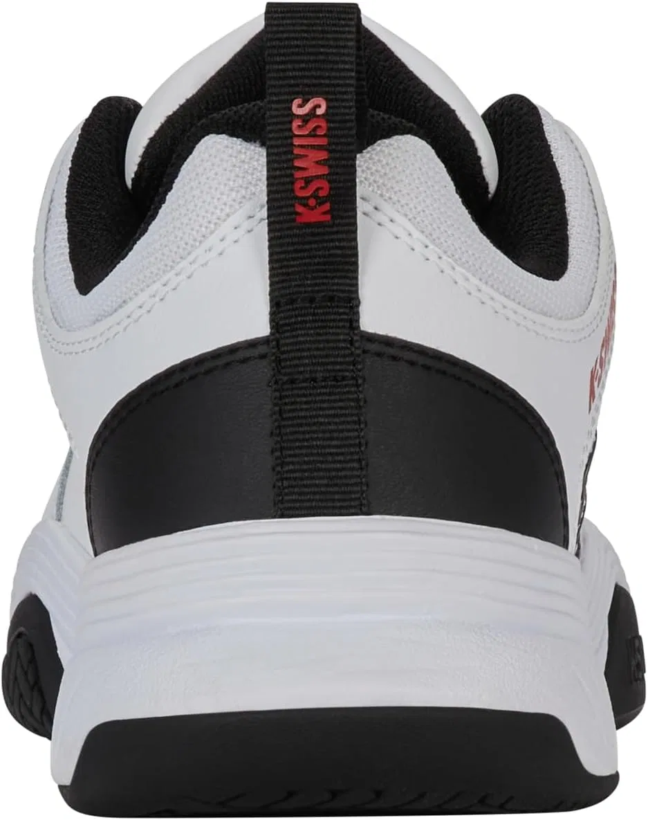 Мужские теннисные кроссовки K-Swiss Court Express 2, Wht Blk Ars Red — фото 4