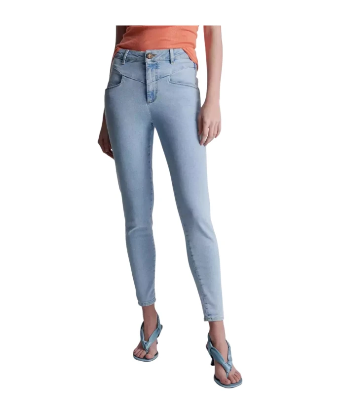 

Узкие джинсы-трансформеры с высокой талией One Teaspoon, синий