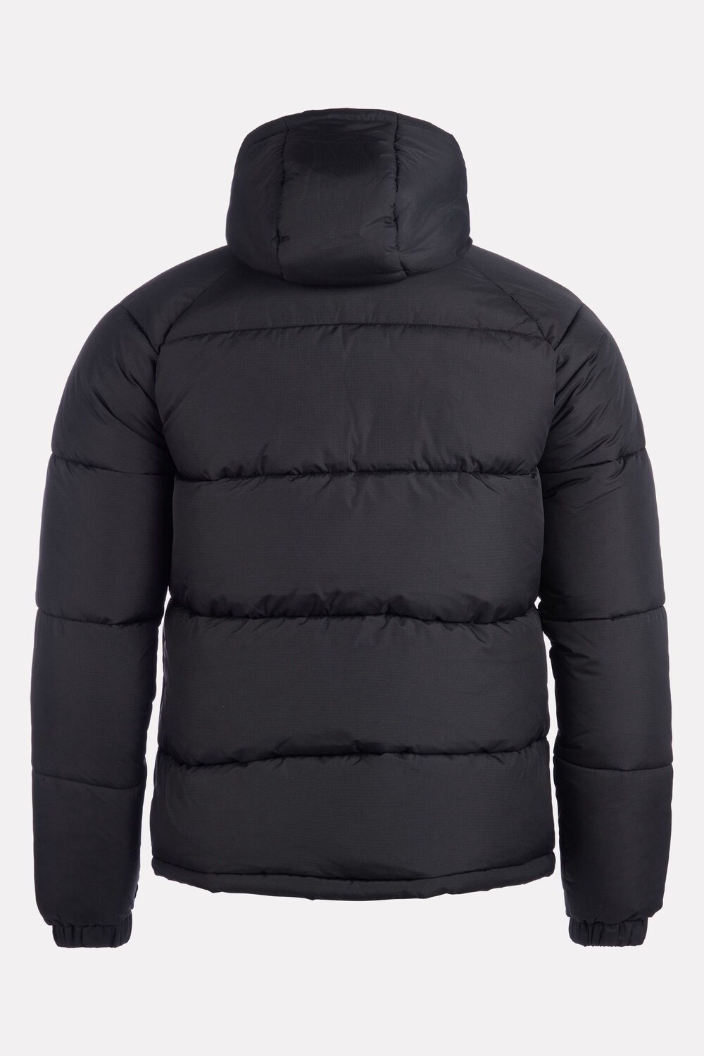 Мужская куртка пуховик из рипстопа с капюшоном U.S. Polo Assn, черный — фото 3