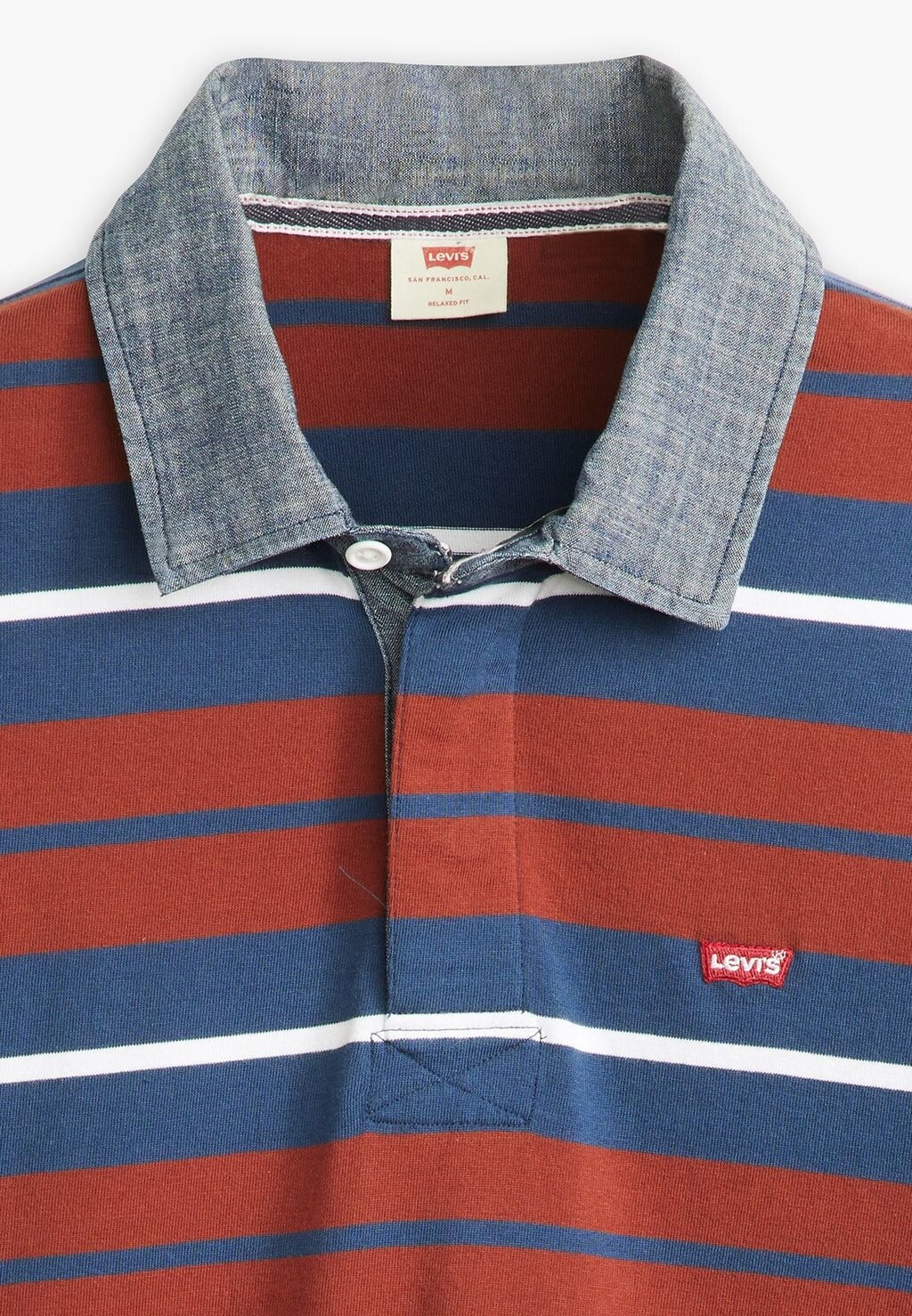 

Рубашка поло CLASSIC RUGBY Levi's, темно-красный