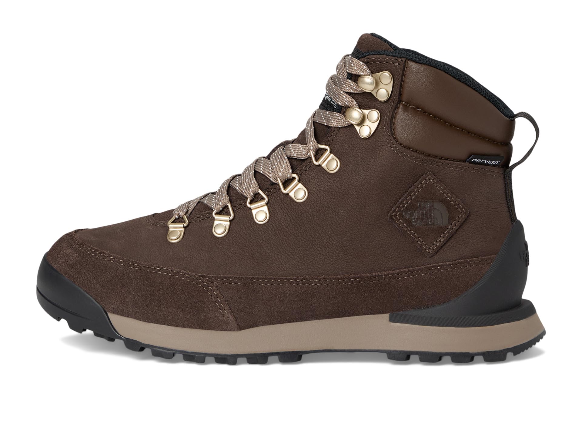 Женские походные ботинки The North Face Back-To-Berkeley IV WP кожаные, темно-коричневый — фото 4