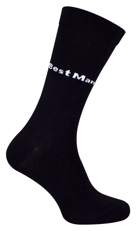 

Носки для годовщины свадьбы Bestman Sock Snob, черный