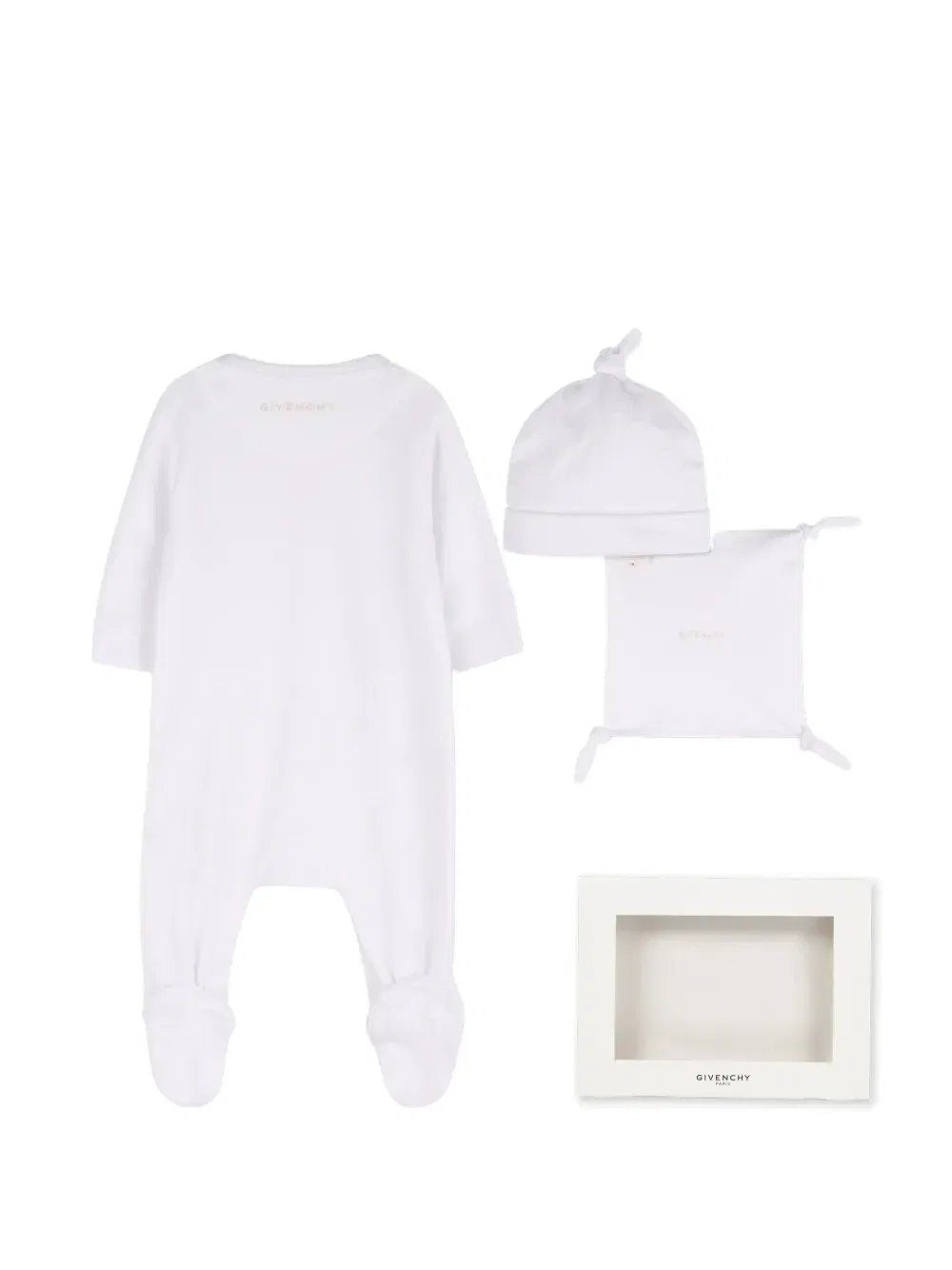 Пижама с вышивкой Givenchy Kids, белый — фото 2