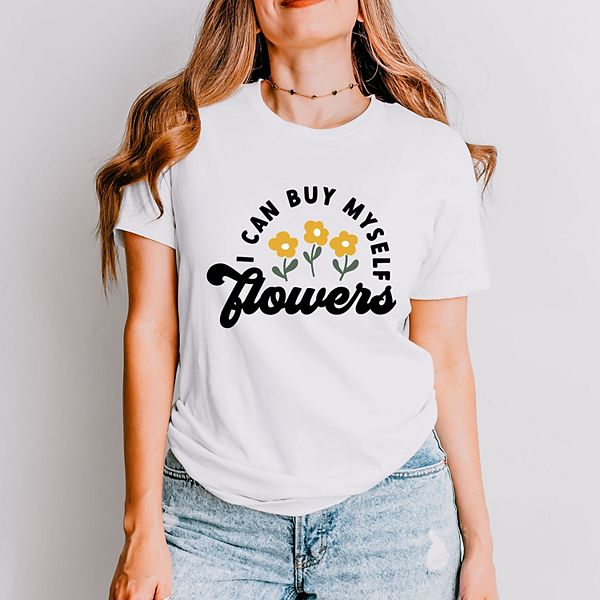 

Футболка с коротким рукавом I can buy myself flowers Simply Sage Market, Зеленый, Футболка с коротким рукавом I can buy myself flowers Simply Sage Market