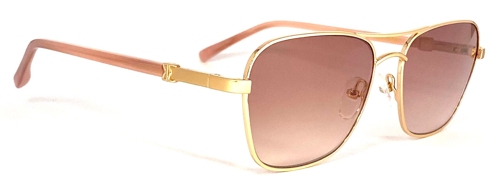 

Солнцезащитные очки Bruno Magli Playa в серебристом цвете, цвет gold rose