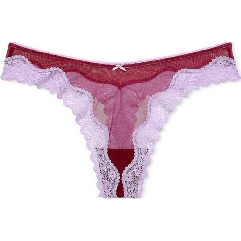 

Victoria's Secret 24 Big Show Collection TEASE трусы женские 1 упаковка бордово-фиолетовый