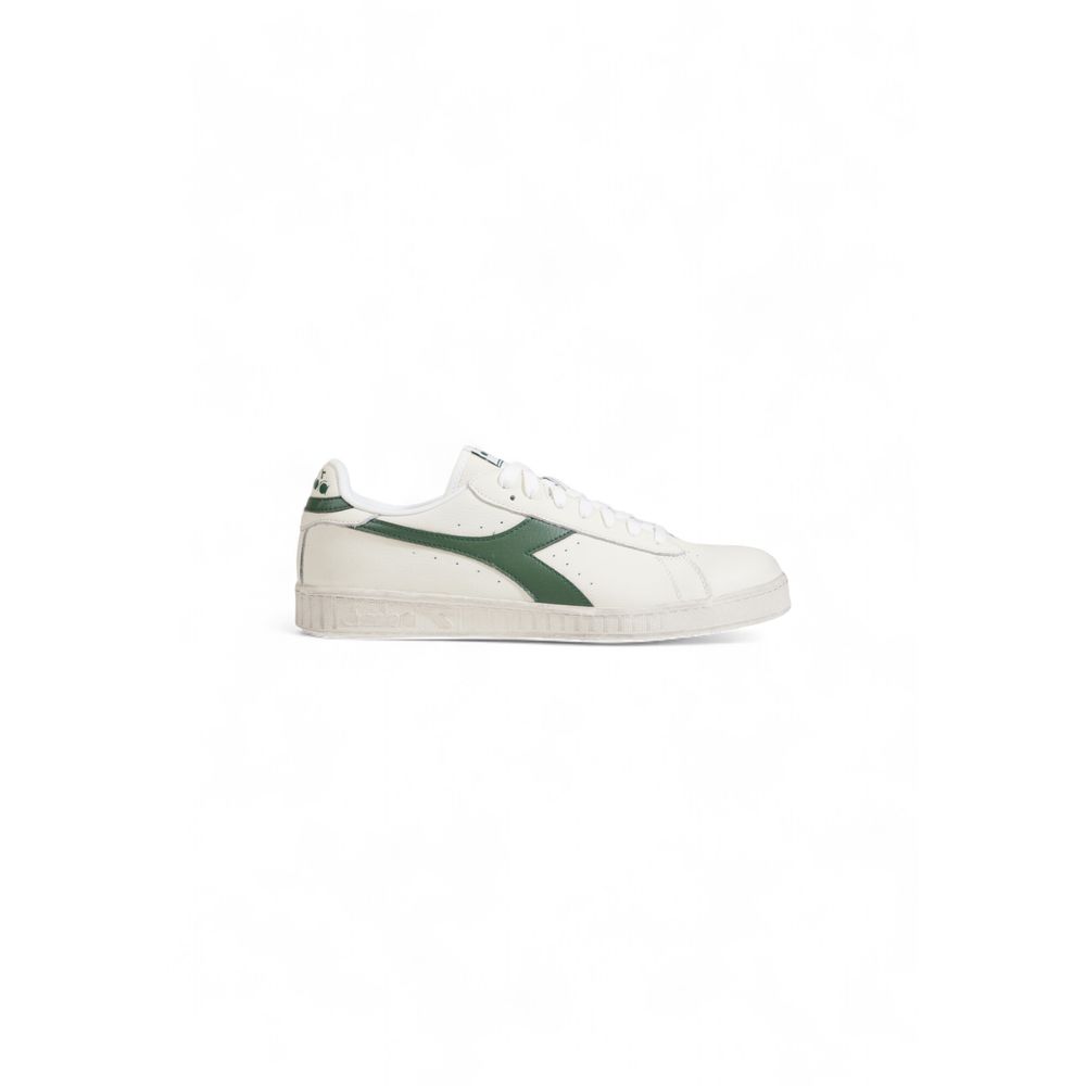 

Зеленые кожаные кроссовки Diadora