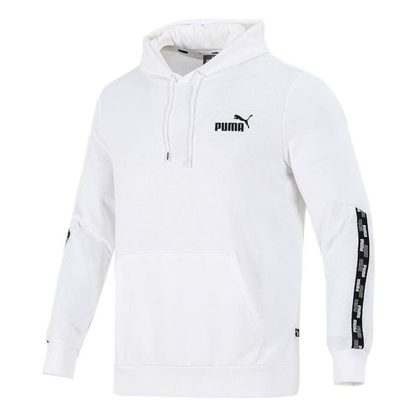 

Толстовка essentials tape sweatshirt 'white' Puma, белый