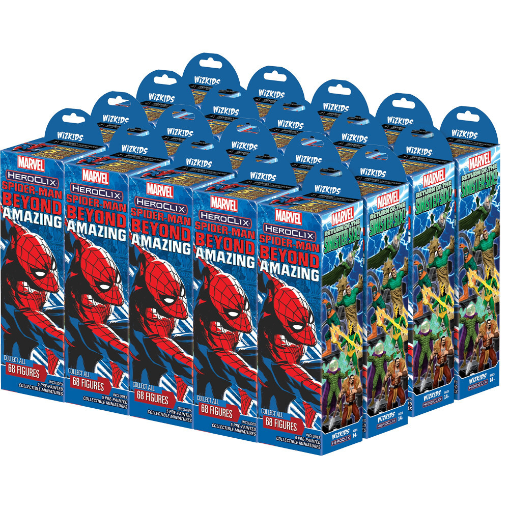 

Миниатюра WizKids/NECA Marvel HeroClix: Spider-Man Beyond Amazing - Booster Case