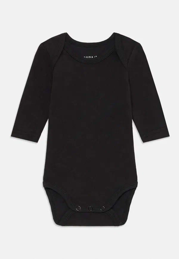 Боди Nbnbody solid 3 pack Name It, черный — фото 3