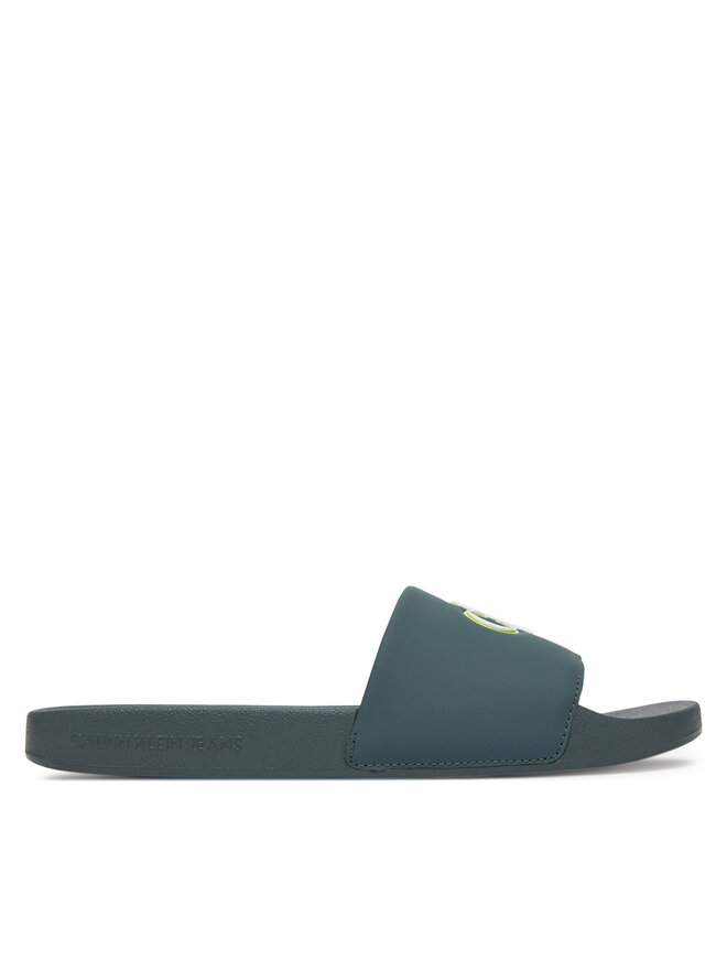 

Мюли Slide Jelly Mono Pu YM0YM01281 Calvin Klein Jeans, зеленый