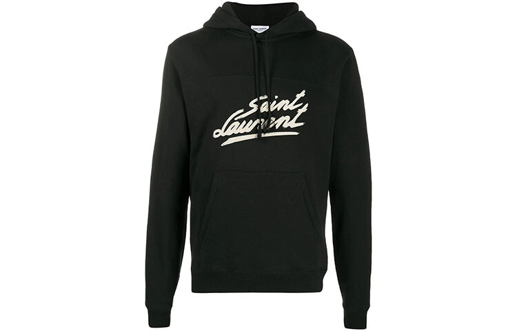 

Толстовка мужская черная Saint Laurent, черный