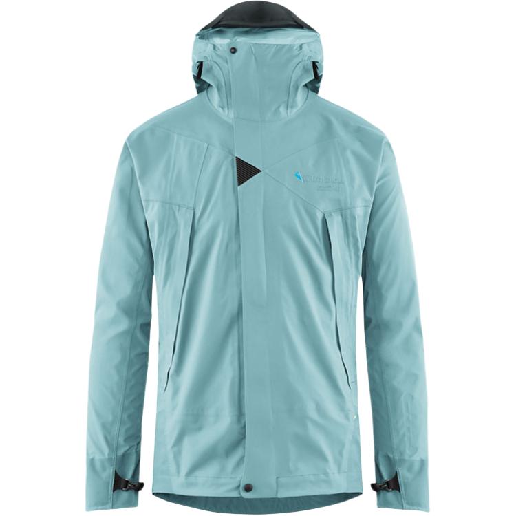 

Klattermusen Мужская ветровка Allgrön 2.0 для походов водонепроницаемая ветрозащитная с водоотталкивающим покрытием, Mineral Blue/Mineral Blue