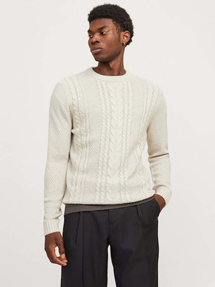 

Пуловер Jack & Jones Pullover, кремовый