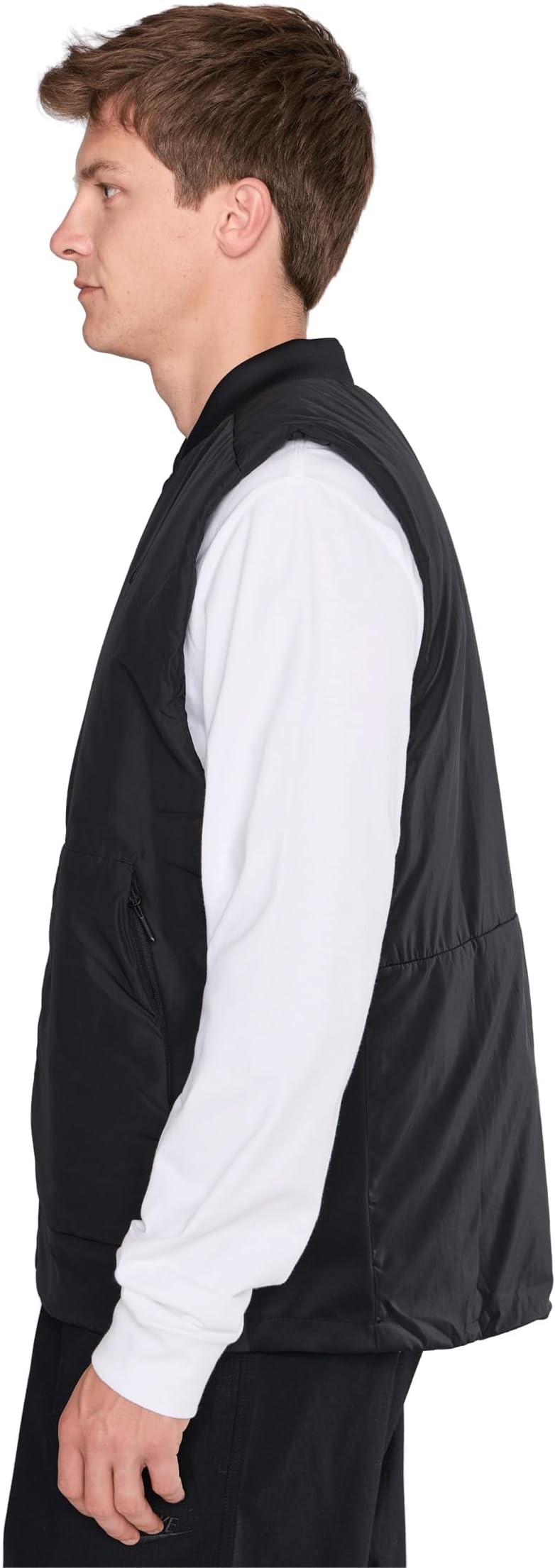 Мужской жилет с синтетическим наполнителем Therma-FIT Unlimited Nike, Black/Black — фото 3
