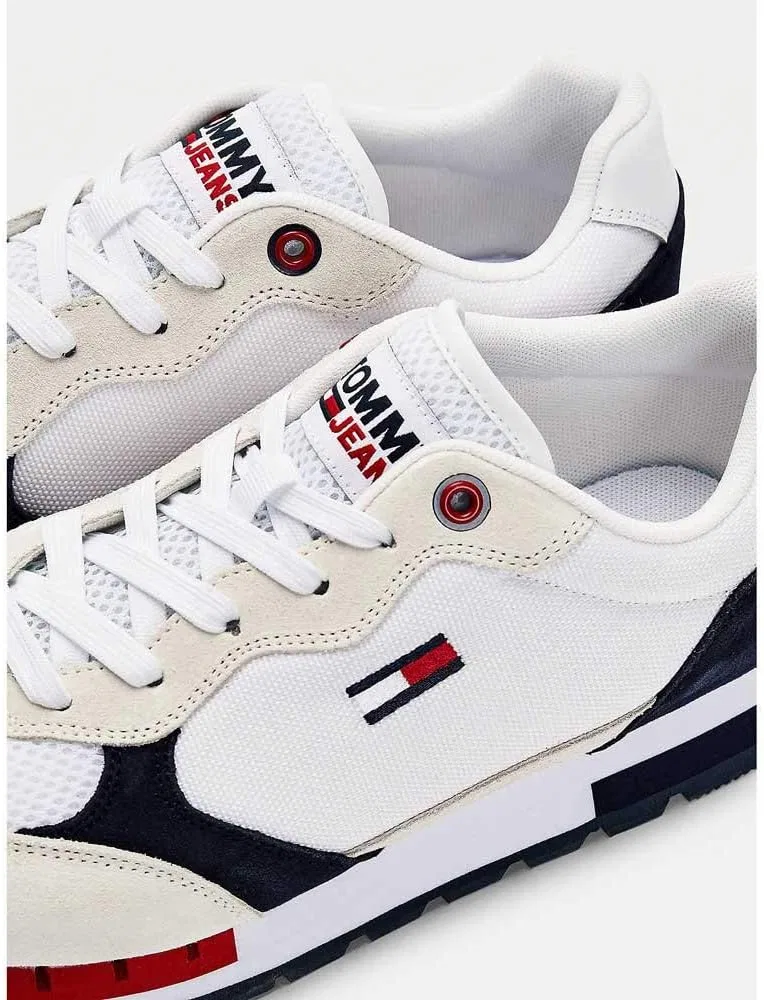Кроссовки Tommy Hilfiger Tommy Jeans Retro Runner Mix Herren Tommy Jeans Retro Runner Mix, White — фото 4