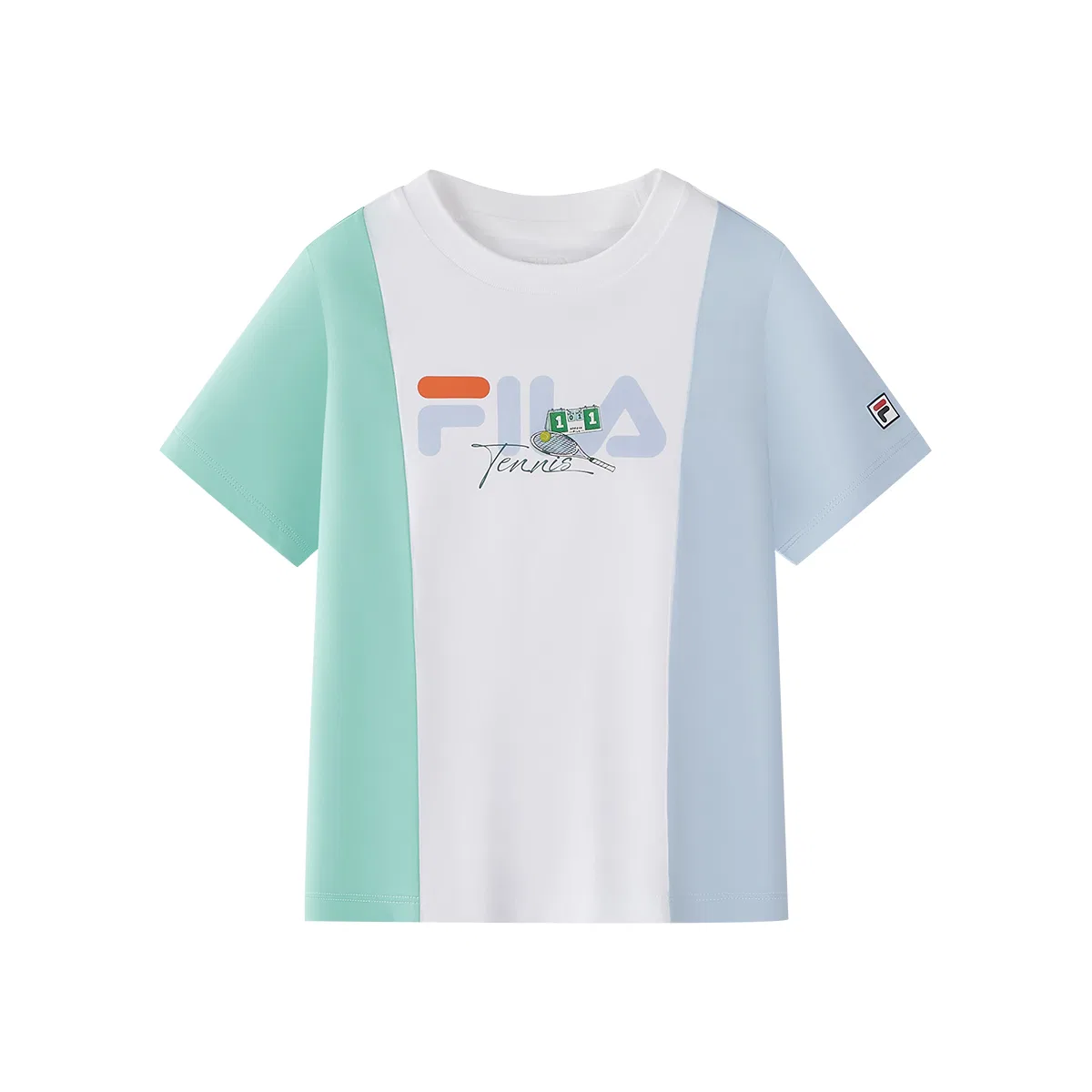 Футболка PERFORMANCE FPH с коротким рукавом Jade White, детская FILA KIDS
