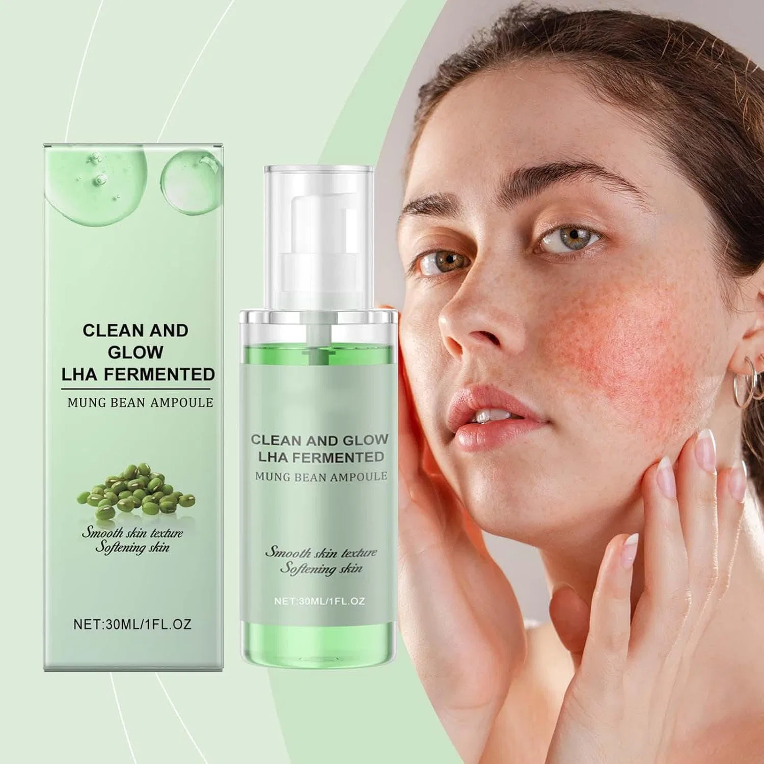 Дневной крем с ферментами и LHA Clean & Glow 30 мл — фото 3