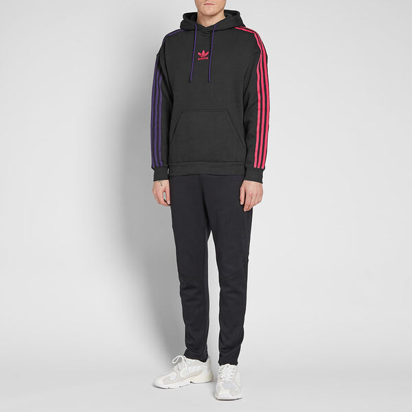 Толстовка Men's adidas originals 3 Stripe Hoody Black, черный — фото 3