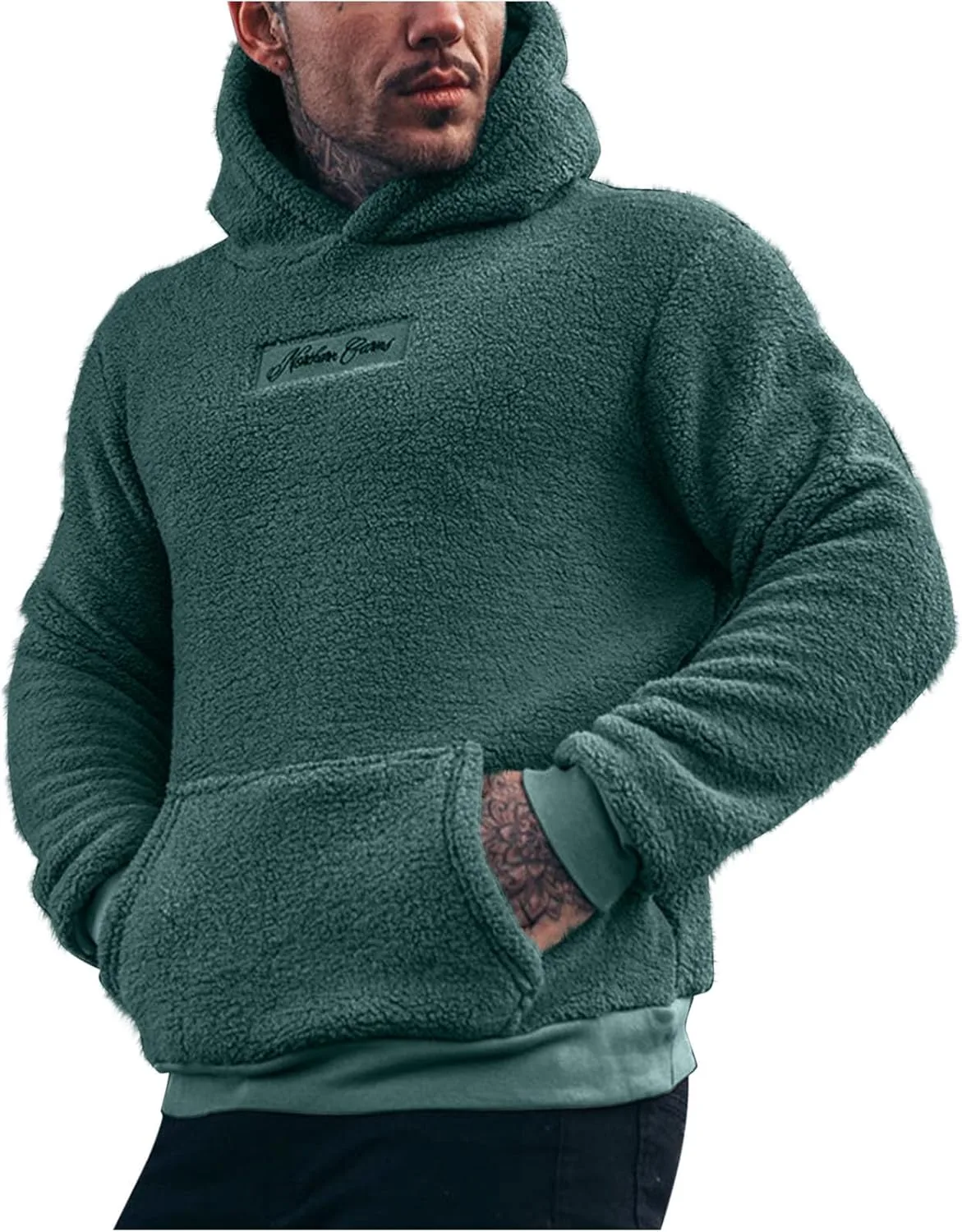 

Мужская флисовая толстовка с капюшоном Sherpa