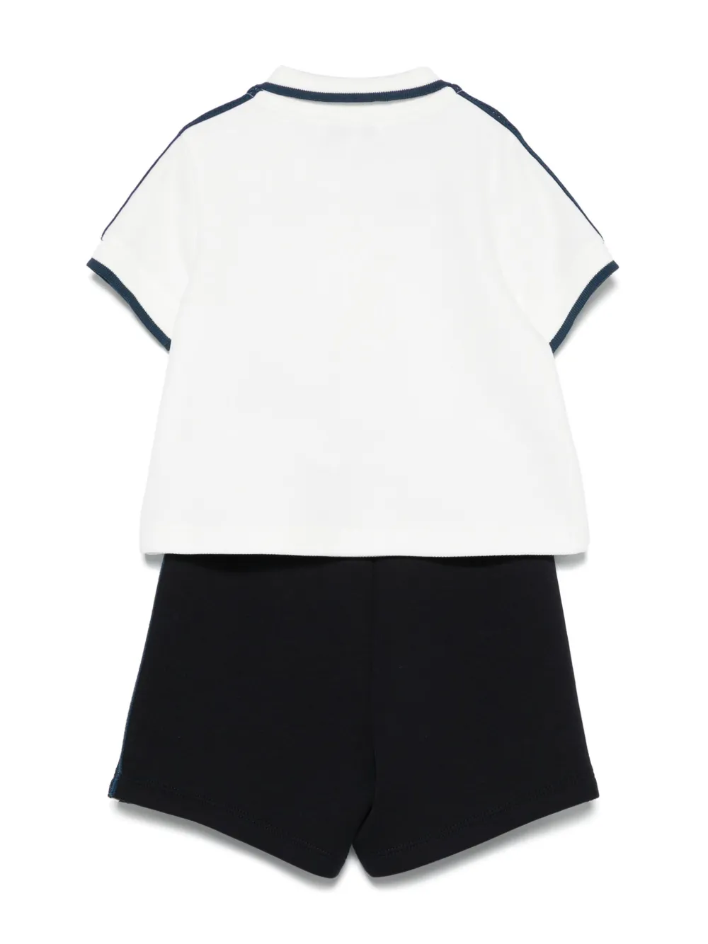 Комплект из топа и шортов с логотипом Emporio Armani Kids, белый — фото 2