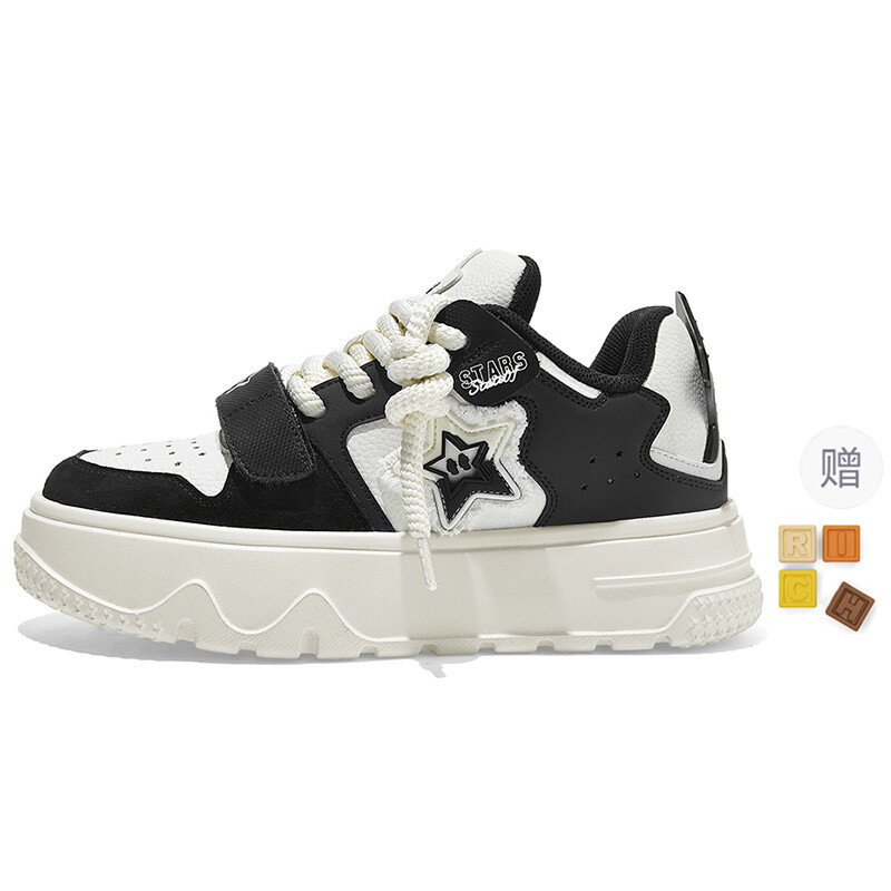 

Кроссовки Stateof Stars Skateboarding Shoes Unisex Low-top, черный