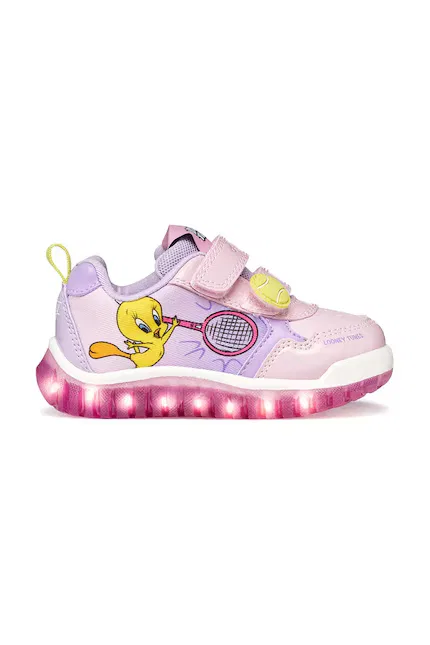 Кроссовки детские LIGHTYLOO x Looney Tunes Geox, розовый — фото 3