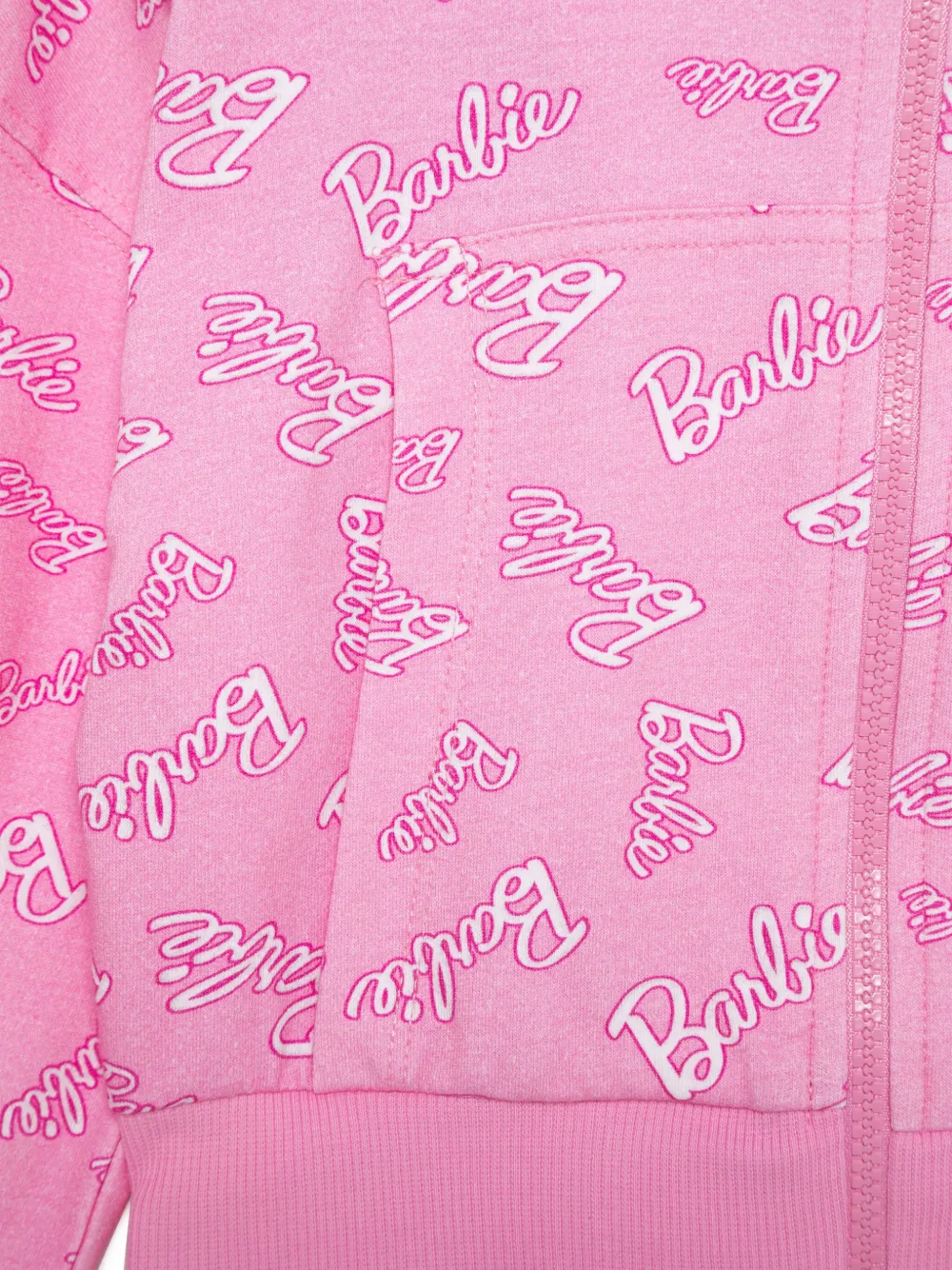 Худи с логотипом из коллаборации с Barbie Monnalisa, розовый — фото 3