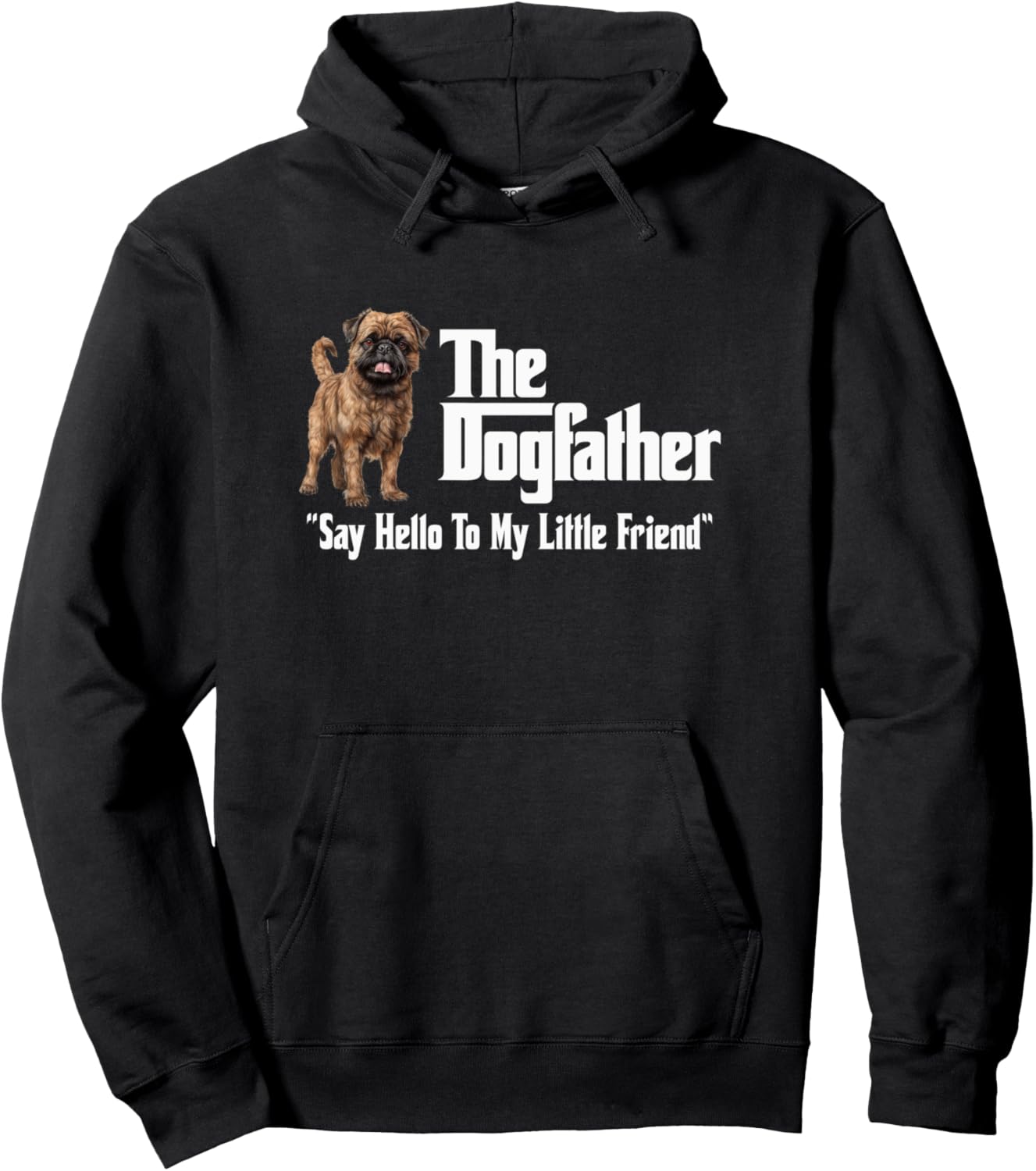 

Худи Brussels Griffon Dogfather Utopia Sport Brussels Griffon Shop, черный
