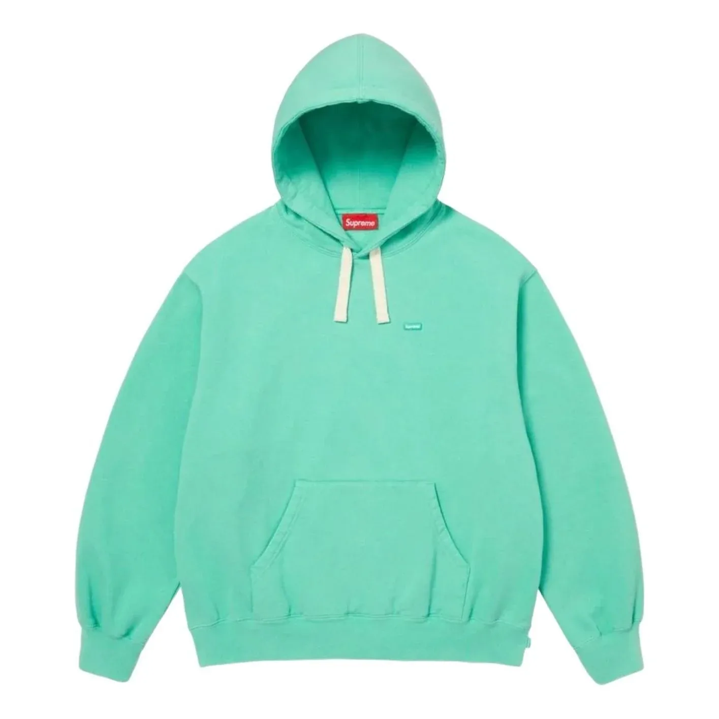 Толстовка Supreme SS26 Small Box Drawcord Hooded Sweatshirt 'Mint', зеленый