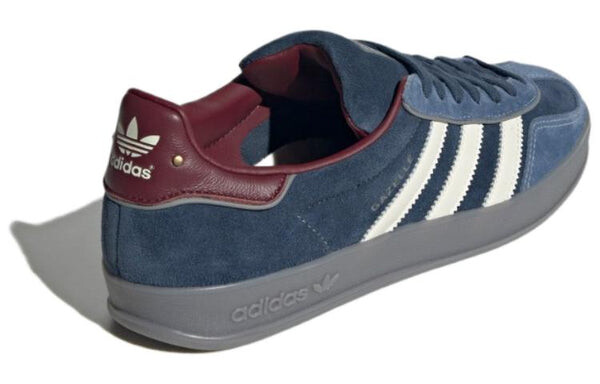 Кроссовки adidas originals Gazelle Indoor 'Navy White', белый — фото 3