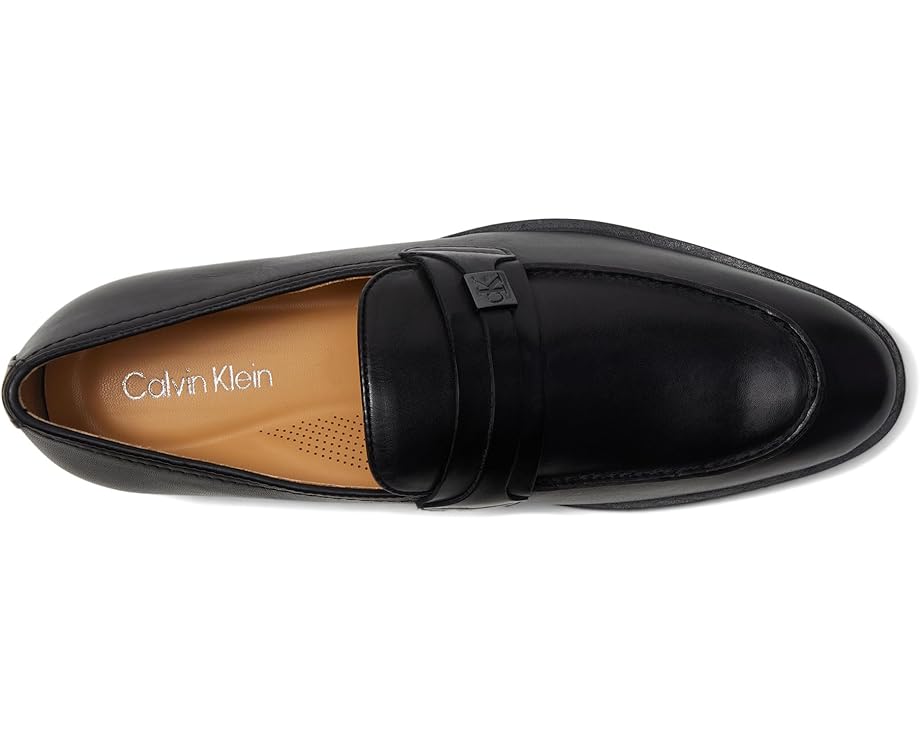 Мужские лоферы Calvin Klein Obexx, Black Leather — фото 2
