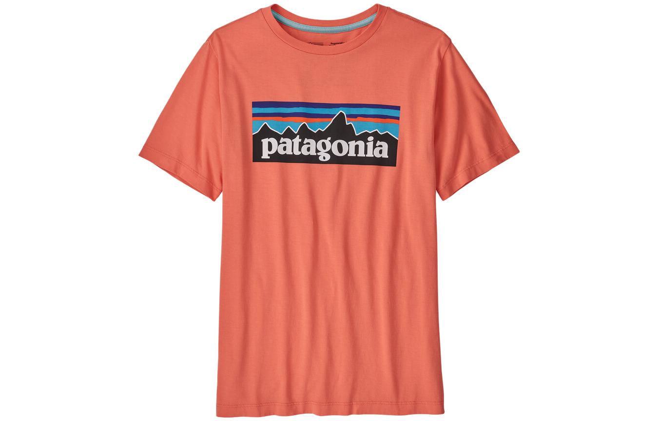 

Органический сертифицированный футболка Kids' Patagonia, коралл, Красный, Органический сертифицированный футболка Kids' Patagonia, коралл